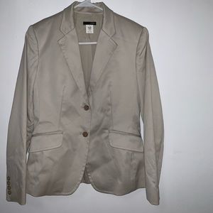 CLOSING- SEND OFFERS J crew beige cotton blazer